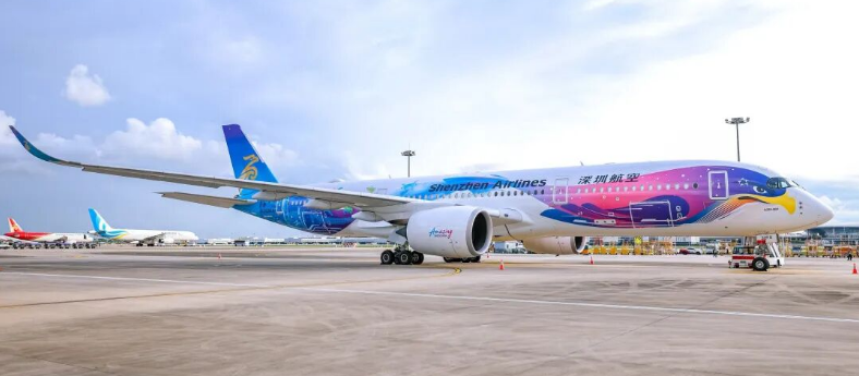 深圳航空首架A350“鲲鹏号”正式入列