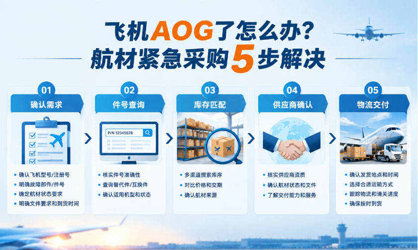 AOG航材紧急采购流程图