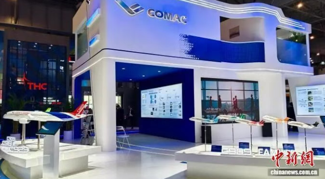 中国C919和C909飞机参加迪拜航展首次亮相中东