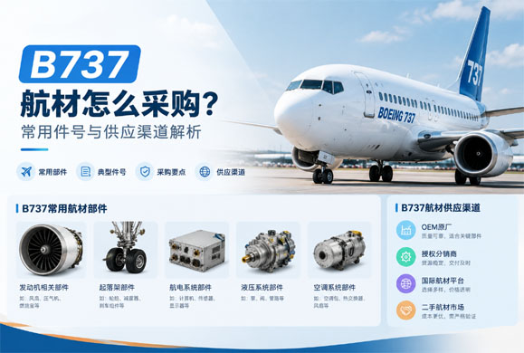 B737航材怎么采购？常用件号与供应渠道解析