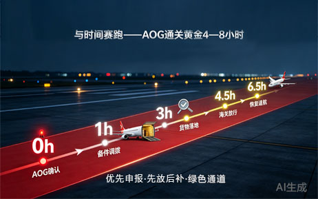 AOG紧急航材通关：4—8小时完成跨境调拨放行全攻略