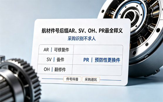 航材件号后缀 AR、SV、OH、PR 最全释义