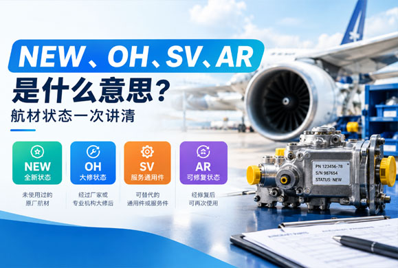 NEW、OH、SV、AR是什么意思？航材状态一次讲清